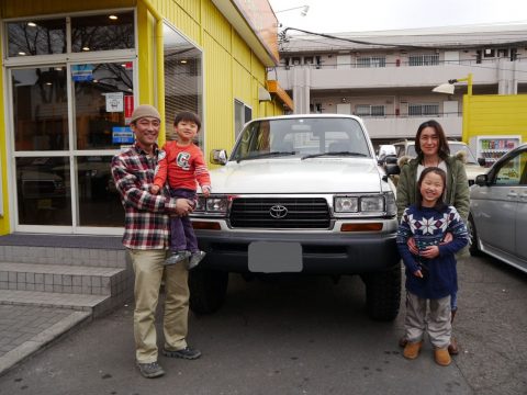 M様ご納車おめでとうございます！　ランクル80　フレックスドリーム調布店